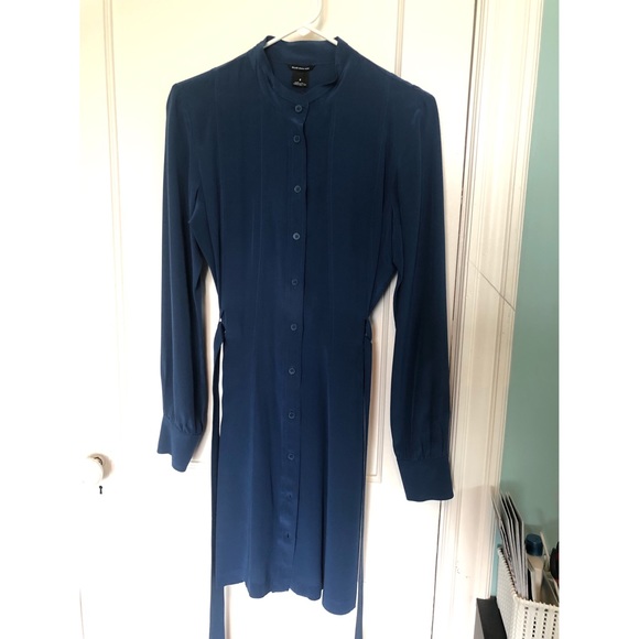 Club Monaco Silk Buttondown Dress - Picture 2 of 3